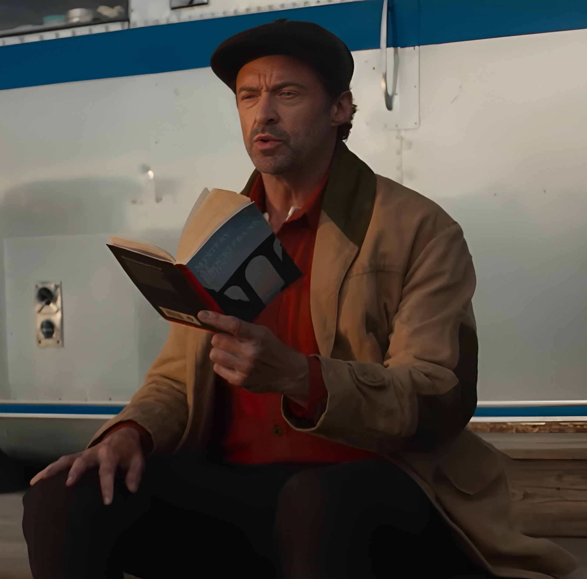 Hugh Jackman The Sheep Detectives Coat - Image 5